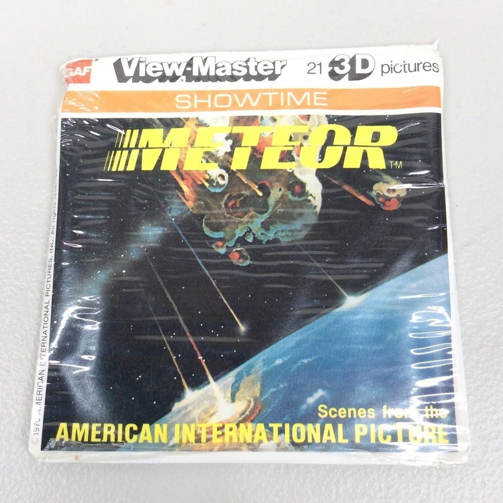 Vintage 1979 GAF View Master 3‎ Reel Set Meteor K46